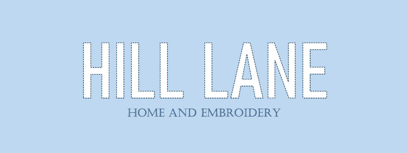 Hill Lane Home and Embroidery logo