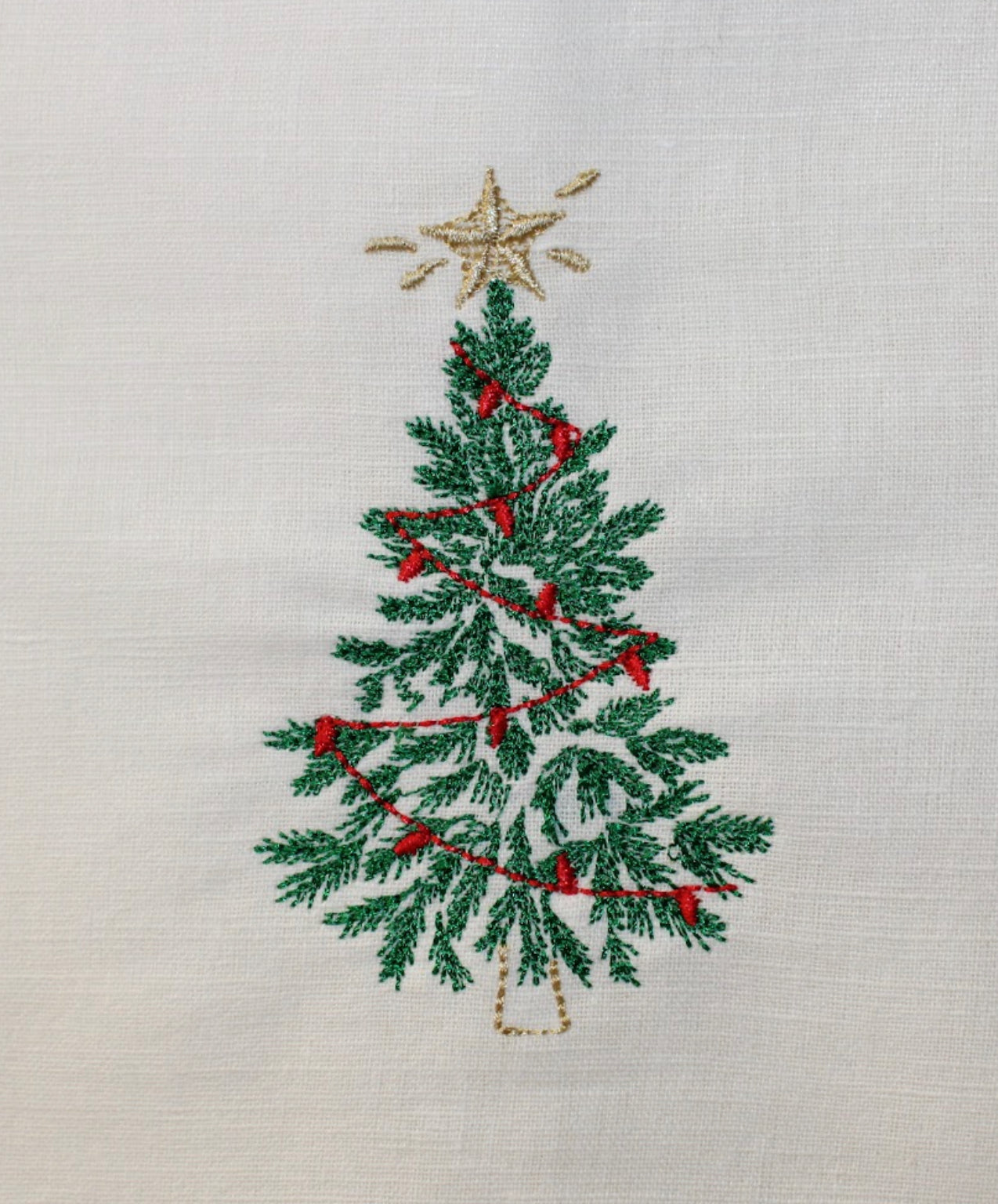 Holiday Wreath Sash