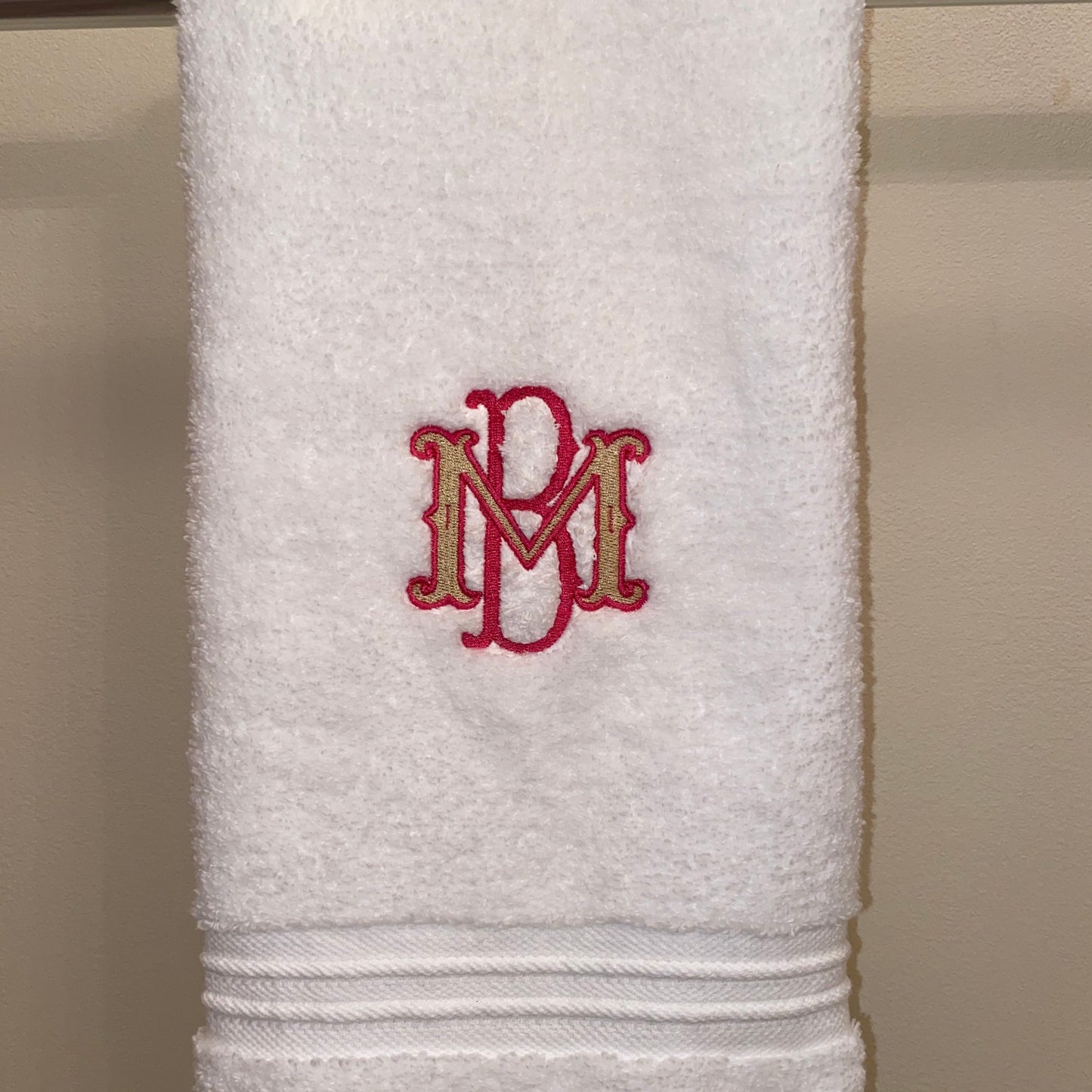 Monogram Cotton Hand Towels