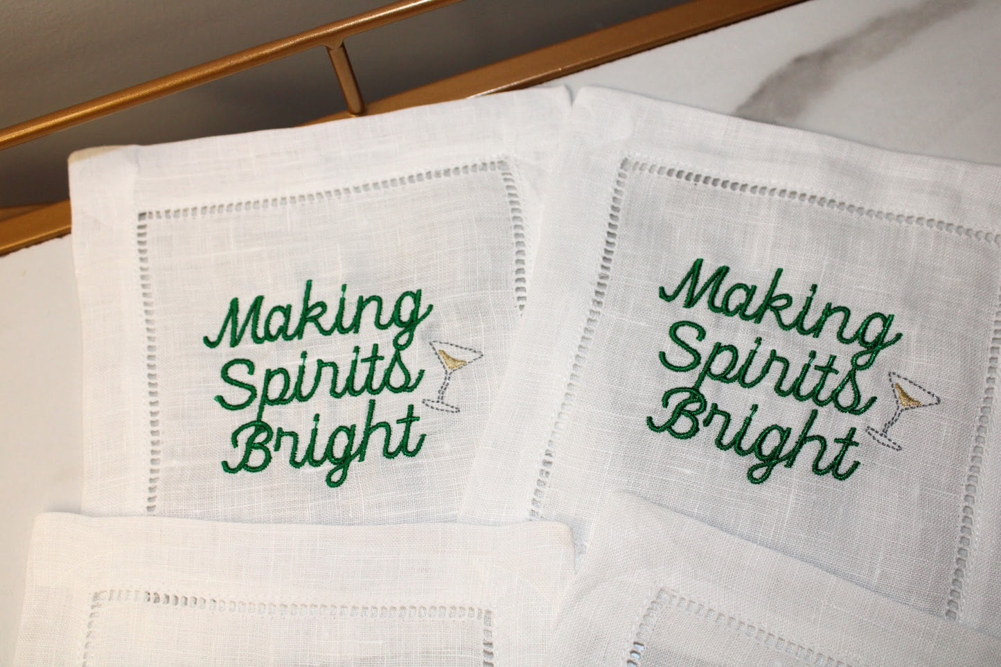 Making Spirits Bright Cocktail Napkin Set