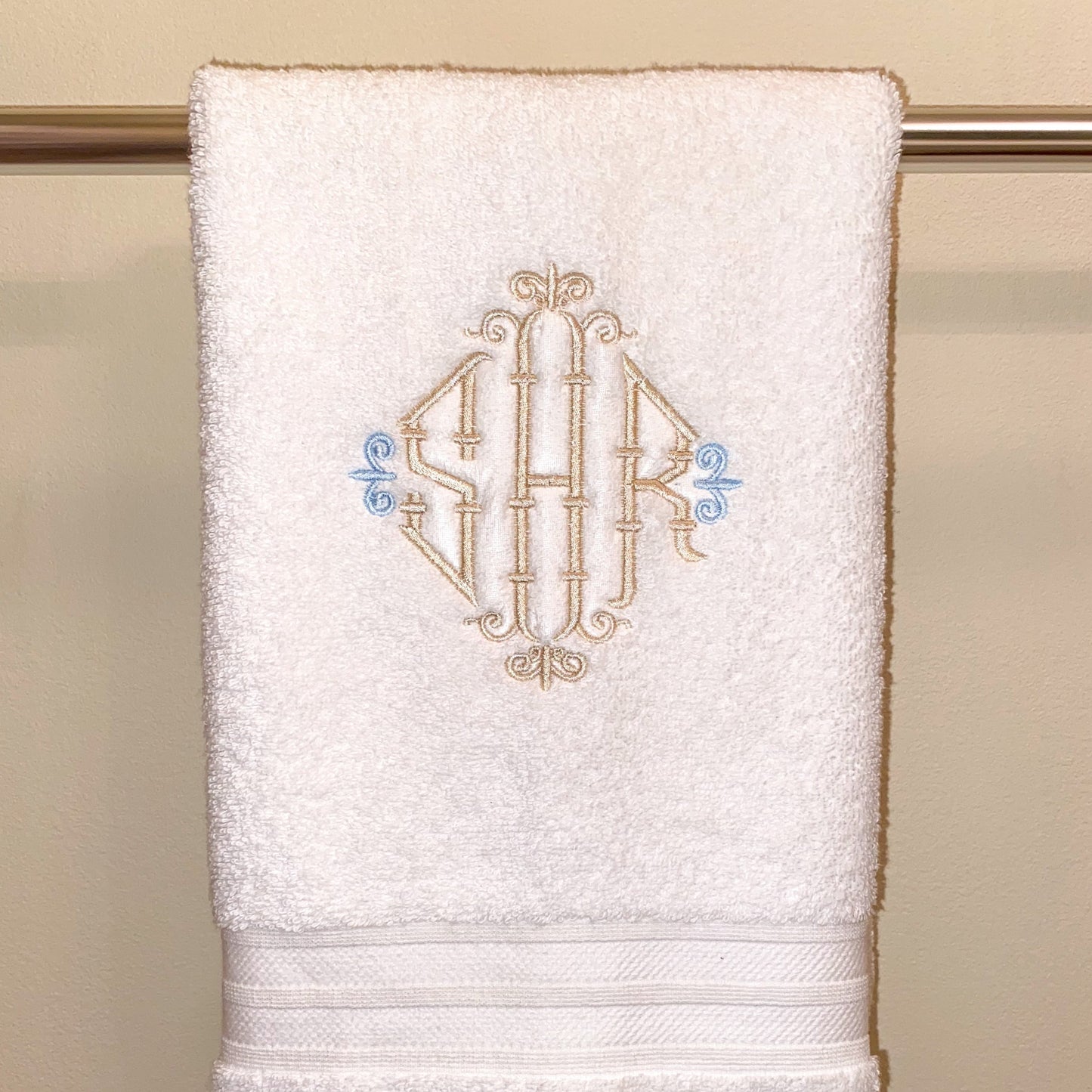 Monogram Cotton Hand Towels