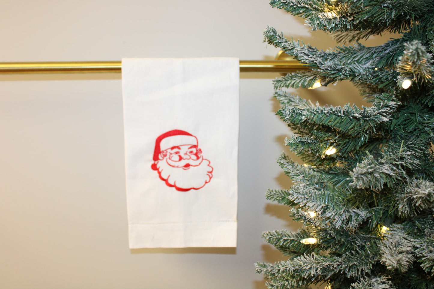 Retro Santa Tea Towel