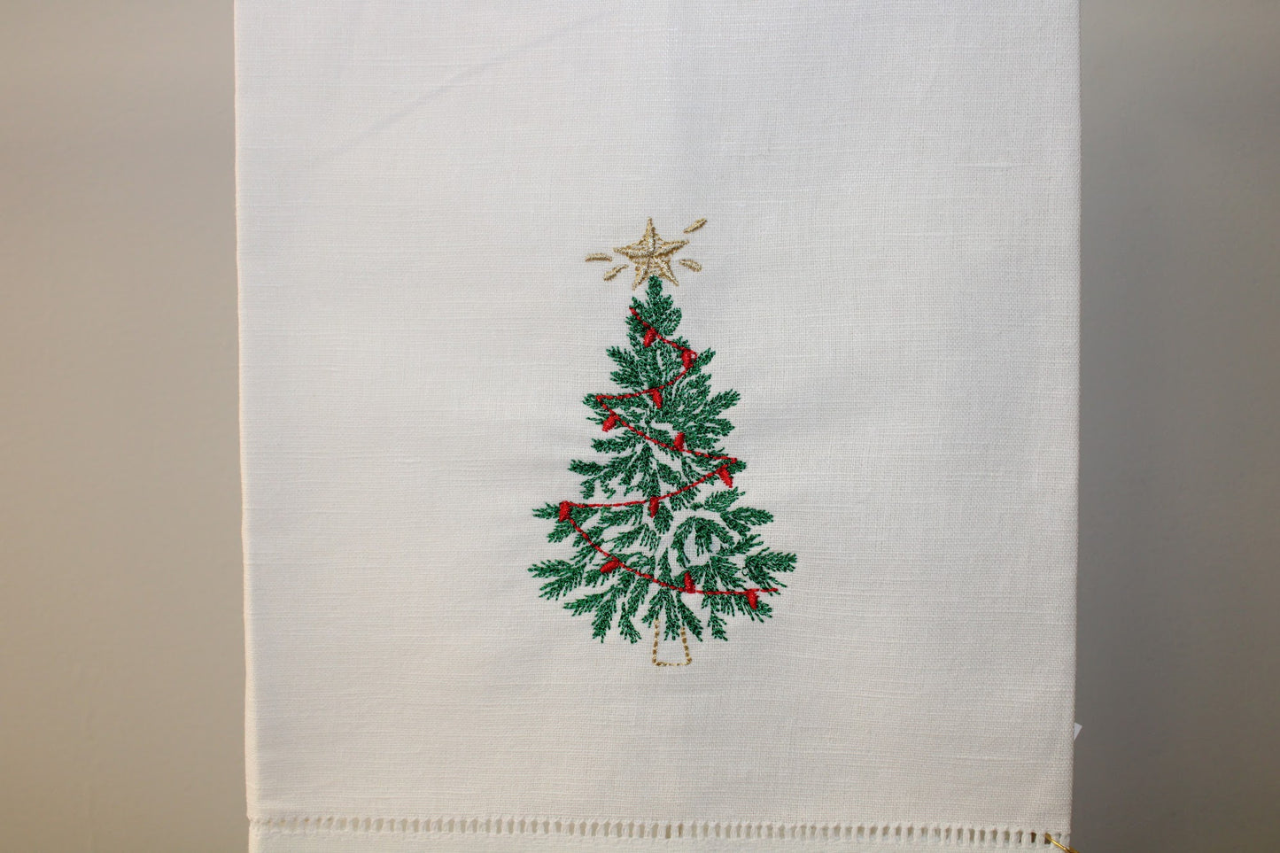 Vintage Christmas Tree Tea Towel