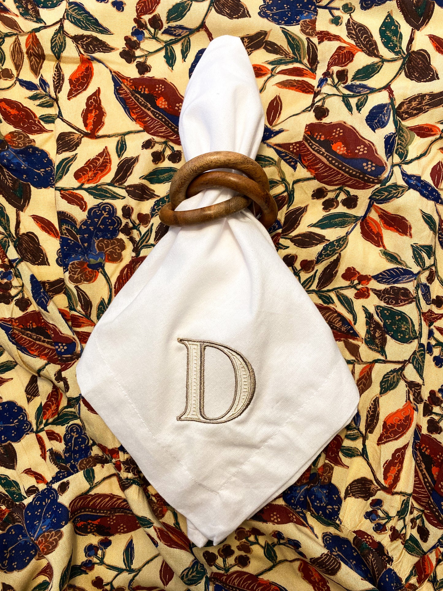 Monogram Dinner Napkins