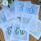 Monogram Cocktail Napkin Set