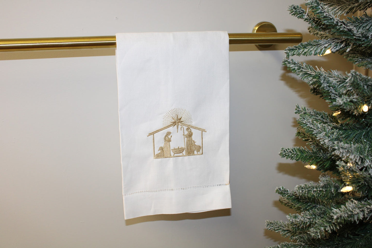 Nativity Tea Towel