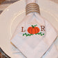 Pumpkin with Vines Dinner Napkin