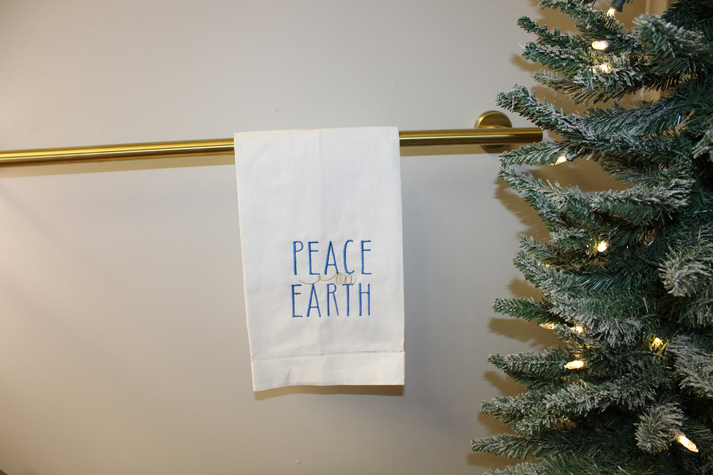 Peace on Earth Tea Towel