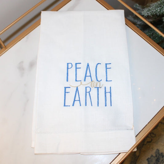 Peace on Earth Tea Towel